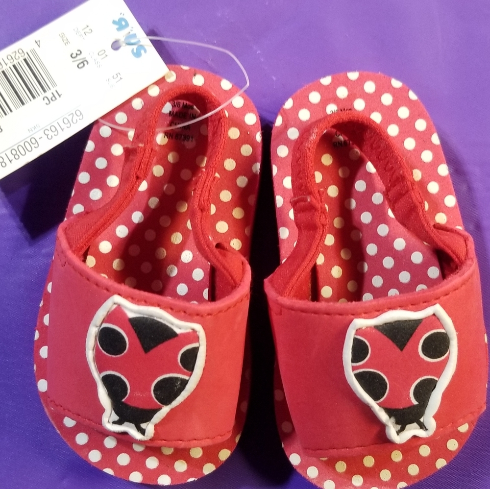 ❤ Brand new Lady Bug Sandals